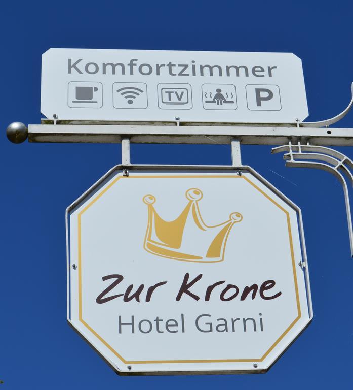 Hotel Garni Und Apartments Zur Krone Hilpoltstein Eksteriør billede